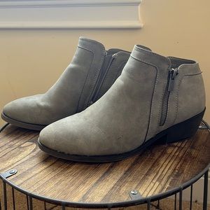 Maurices Grey Ankle Boots